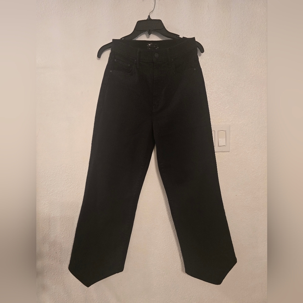 MotherThe Dagger Flood High-Rise Straight-Leg Jeans - Picture 2 of 16